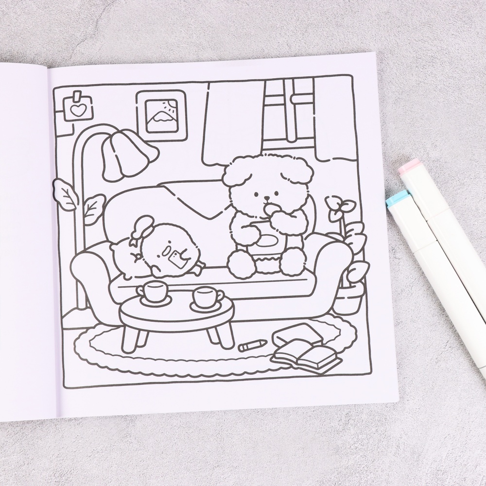 Cute Bear Bakery Theme Colorin - Food Y Snacks Coloring Book review and price