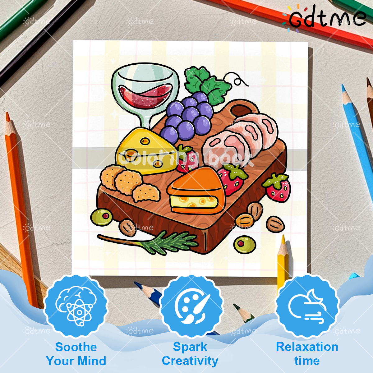 COMFORT FOOD BOLD AND EASY 24  - Food Y Snacks Coloring Book review and price