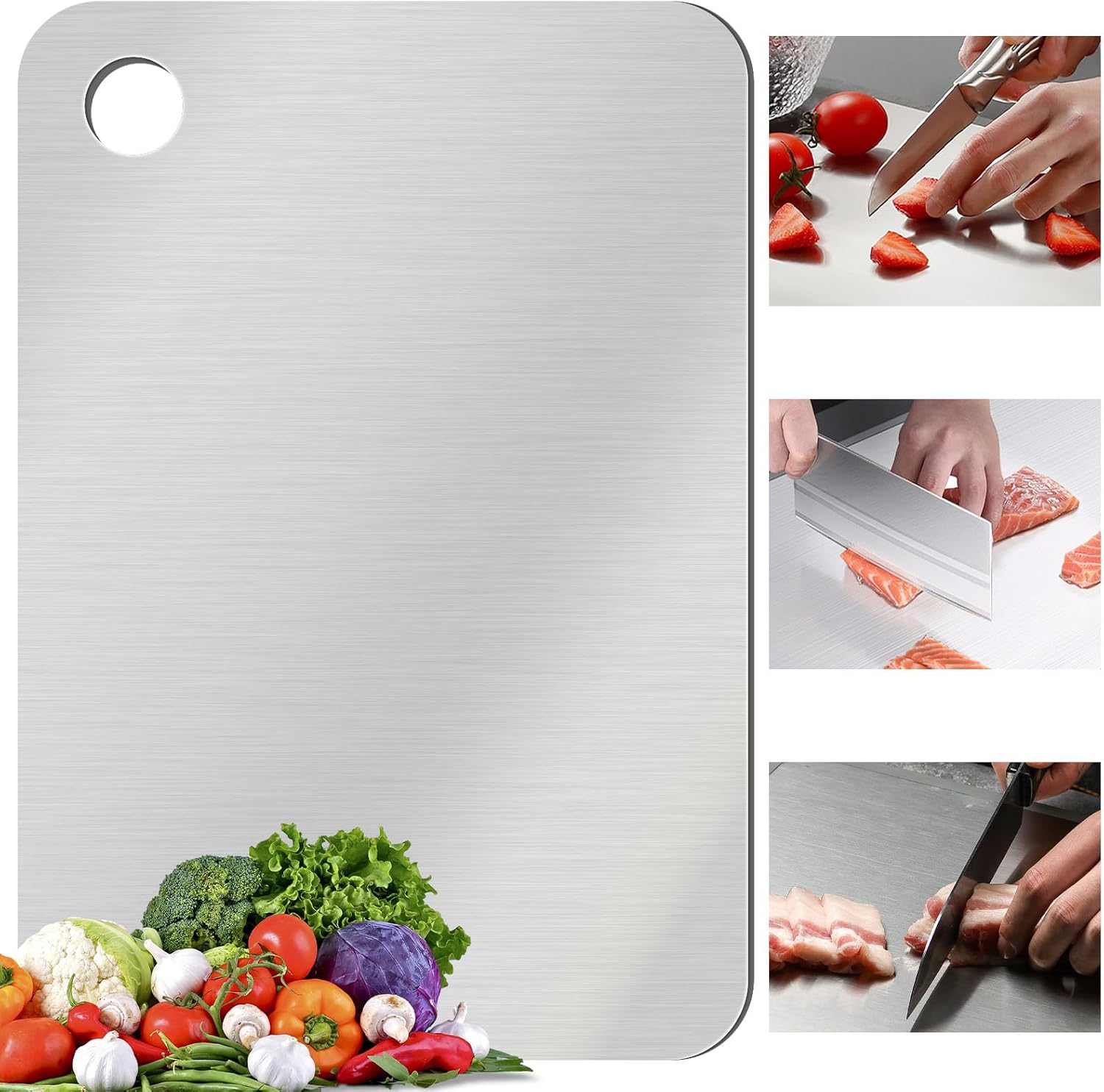 Titanium Cutting Board, Stainl - Foods X review and price