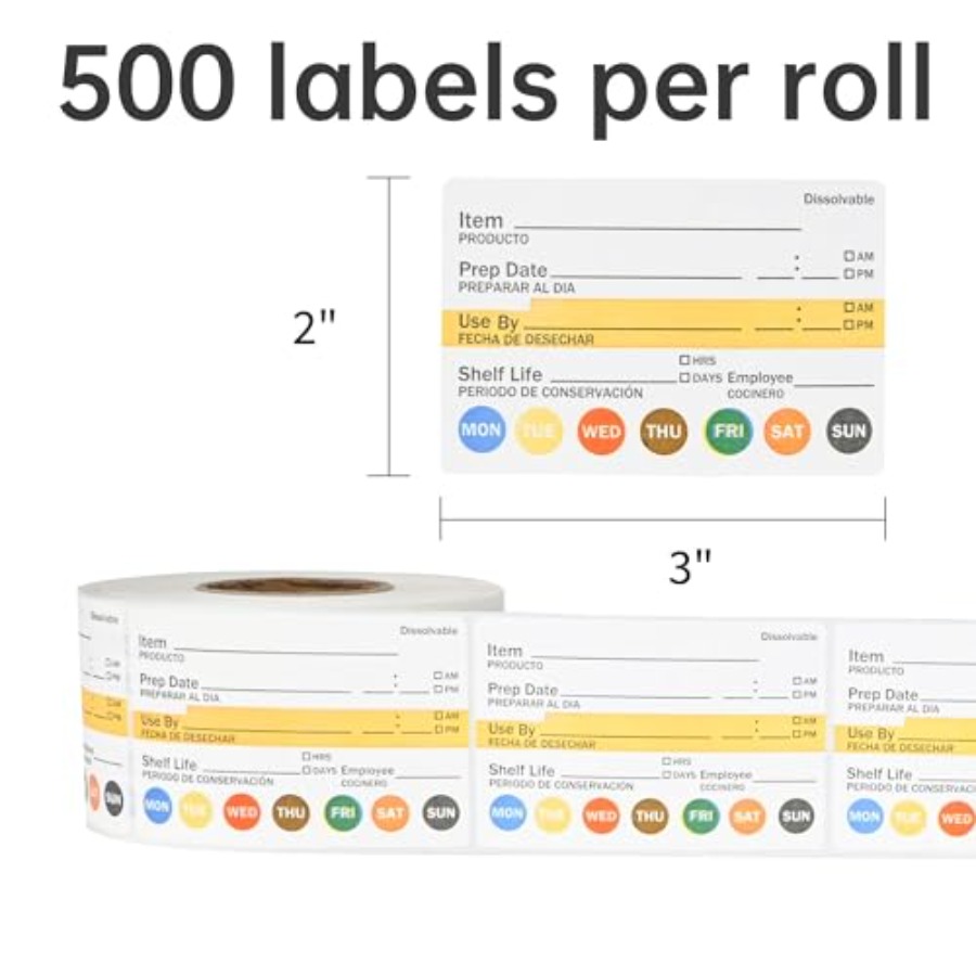 Dissoable Label Shelf Life for - Foods X review and price
