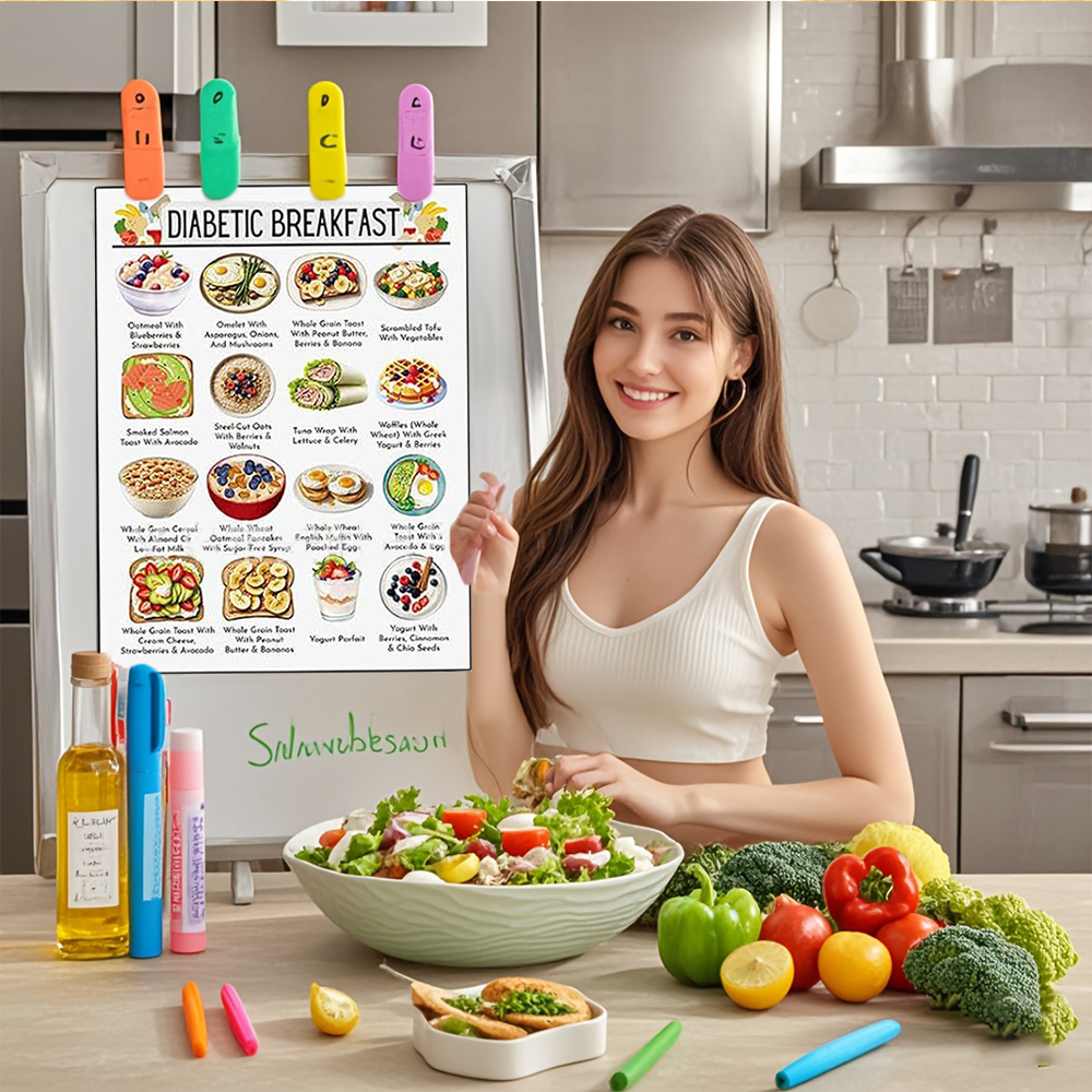 12pcs Diabetic Meal Planner Un - Food Snacks Options review and price