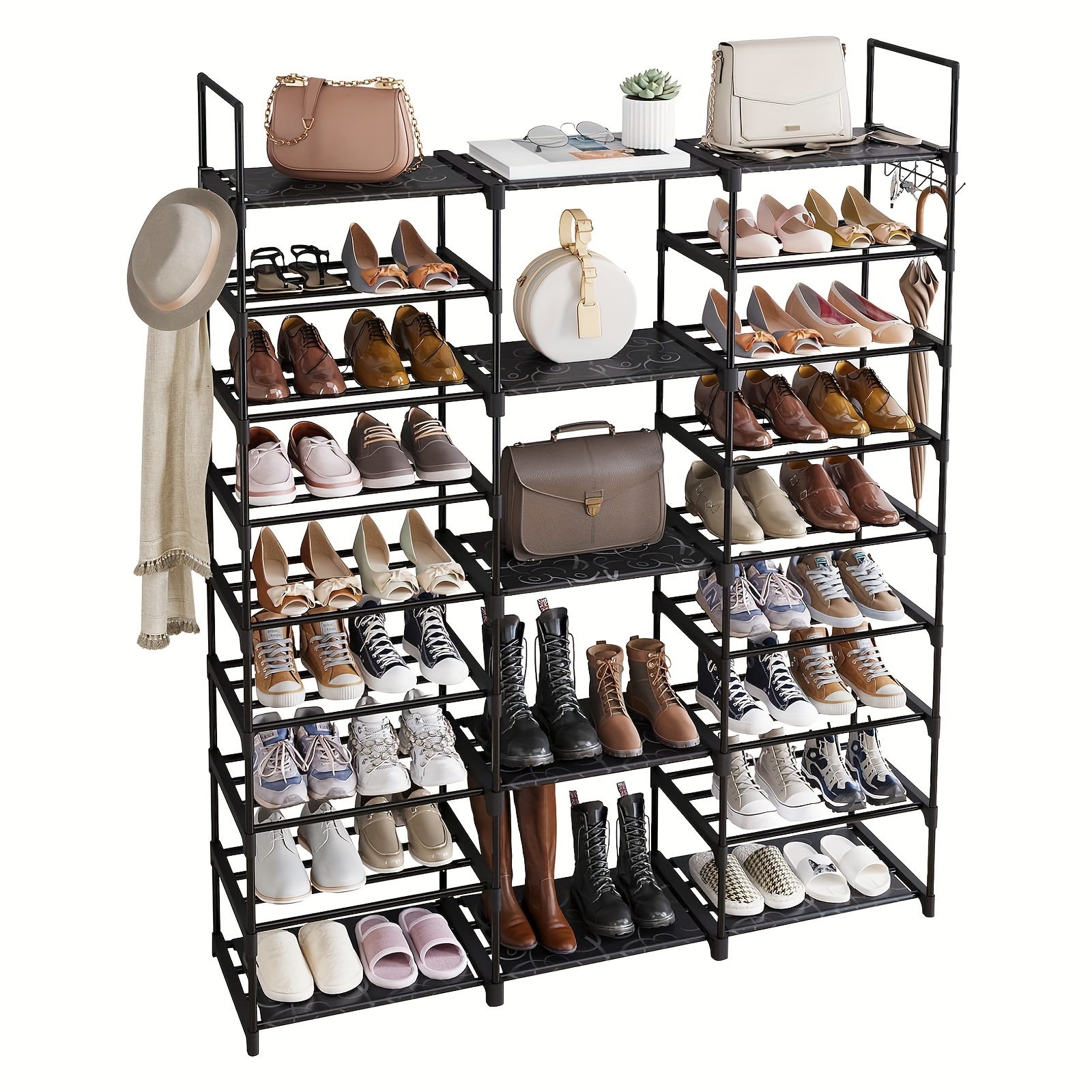 1pc 9 Tier Shoe Rack Organizer - Foods X review and price