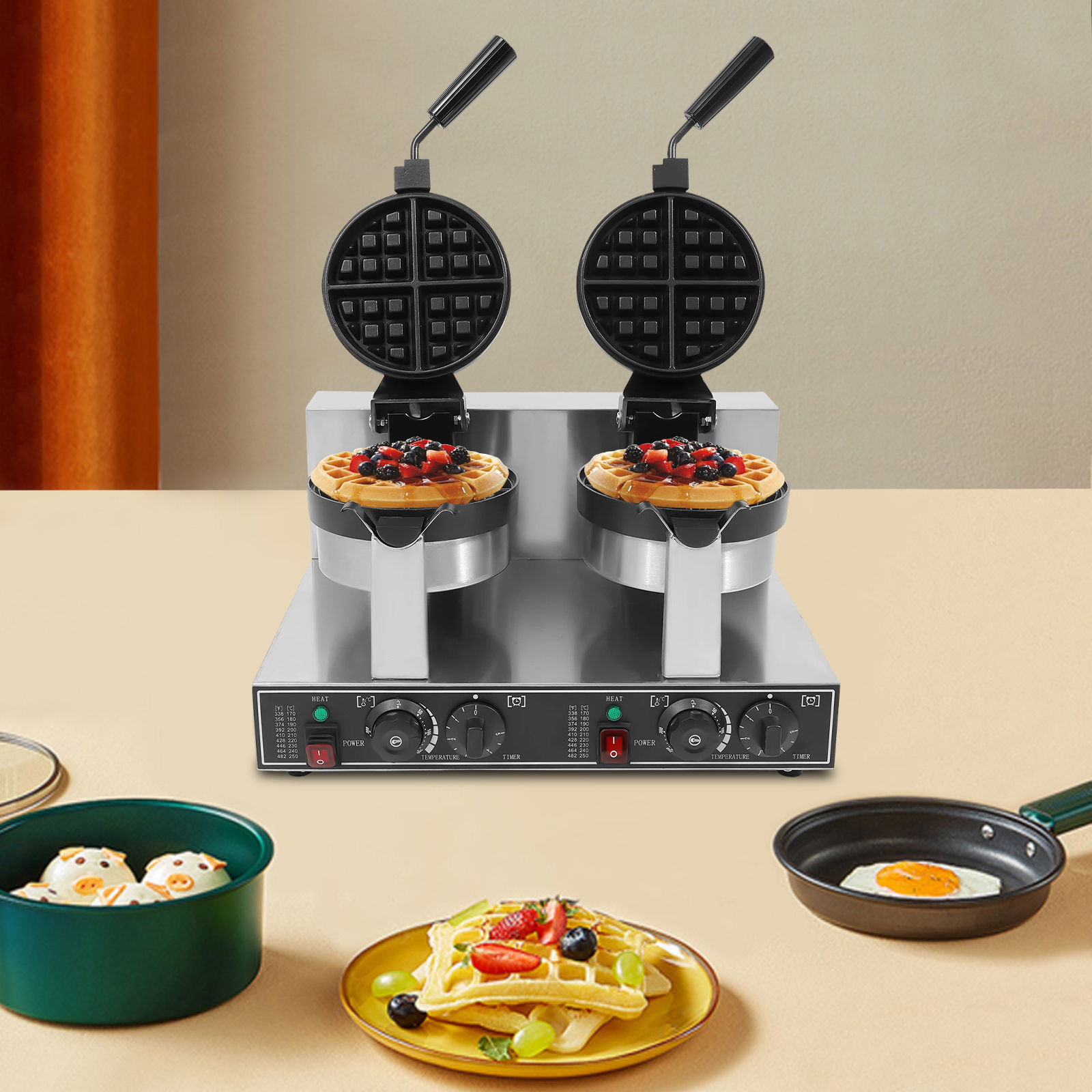 201 Stainless Steel Waffle Iro - Food Snacks At Home review and price