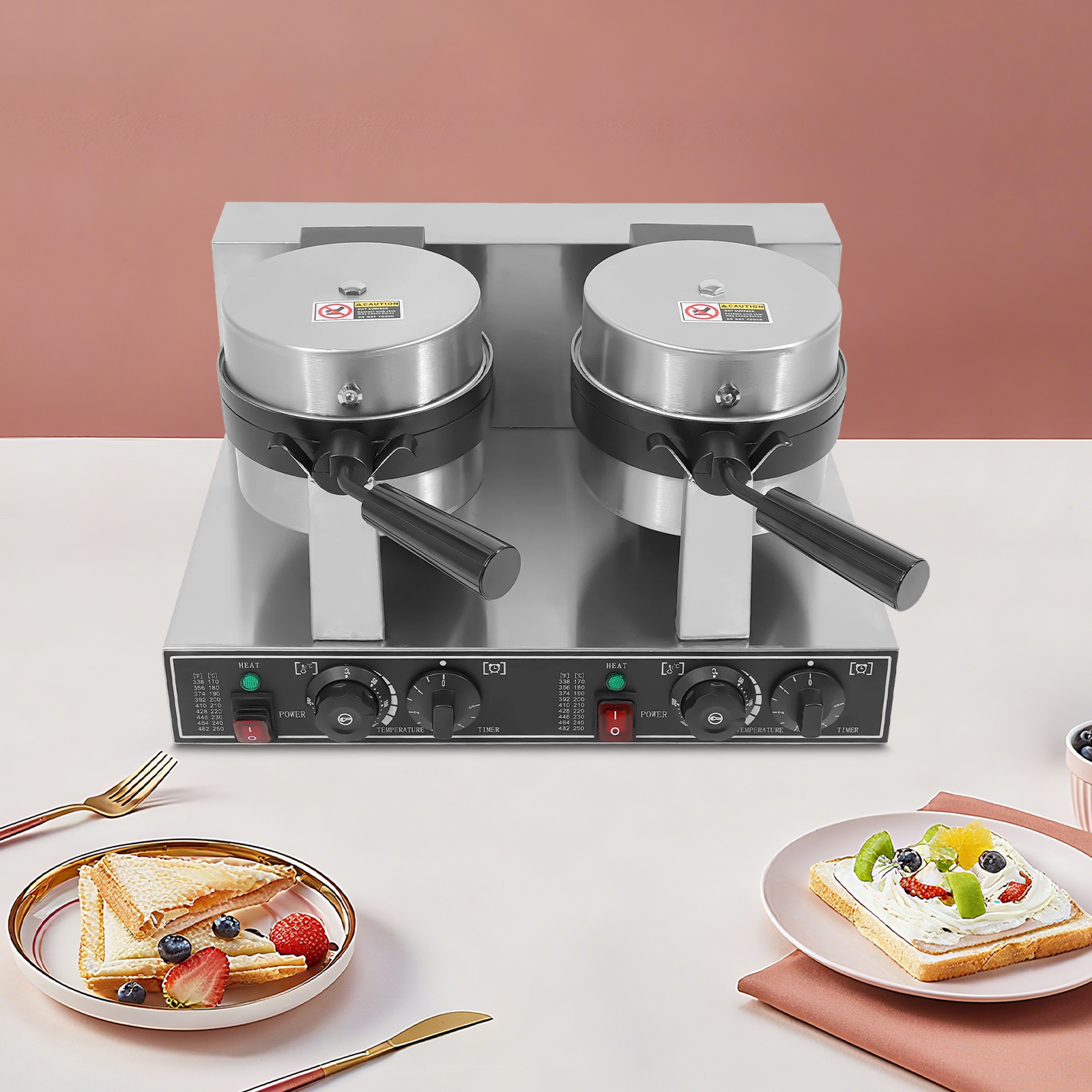 201 Stainless Steel Waffle Iro - Food Snacks At Home review and price