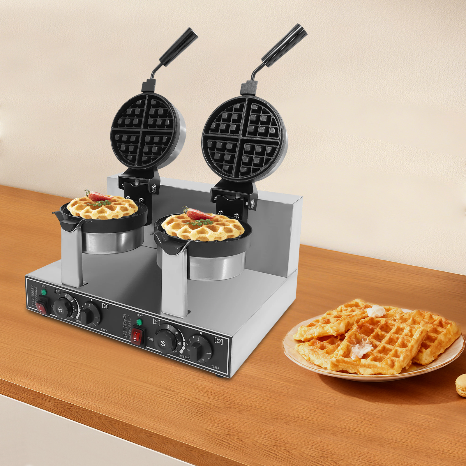 201 Stainless Steel Waffle Iro - Food Snacks At Home review and price