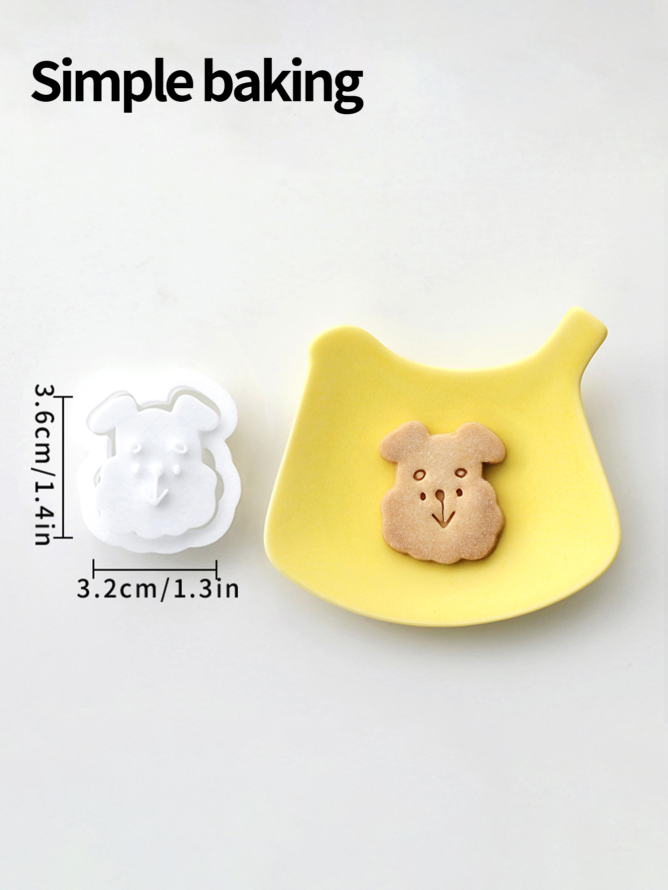 Cartoon dog-shaped cookie mold - Food Stamps Snacks review and price