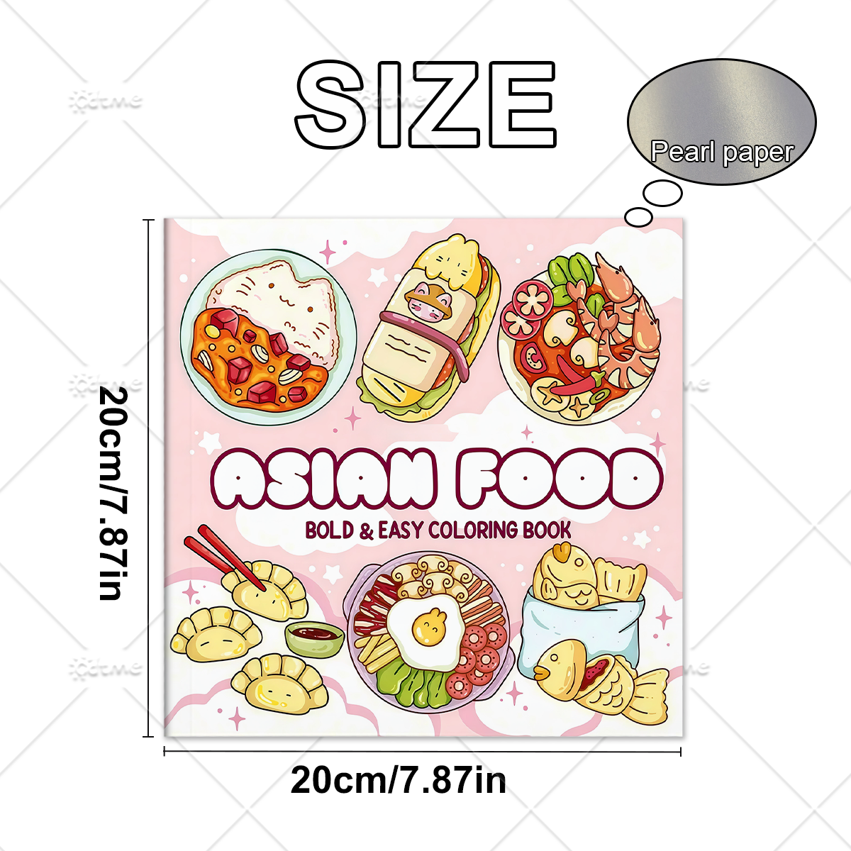 ASIAN Food Bold-easy Patterns  - Food Y Snacks Coloring Book review and price