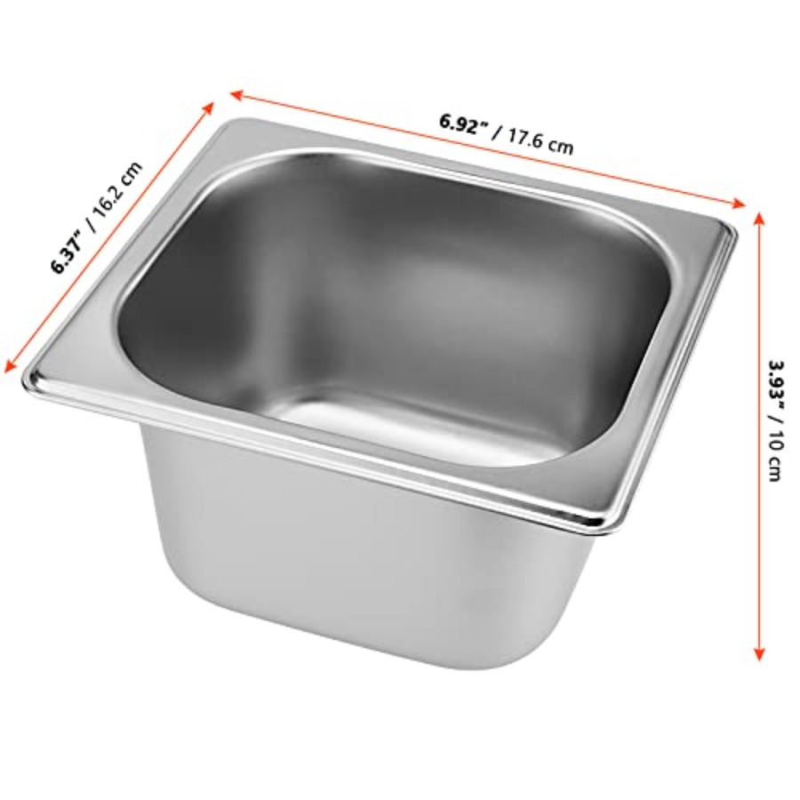 8 Pack 1/6 Size x 4 Inch Deep  - Foods X review and price