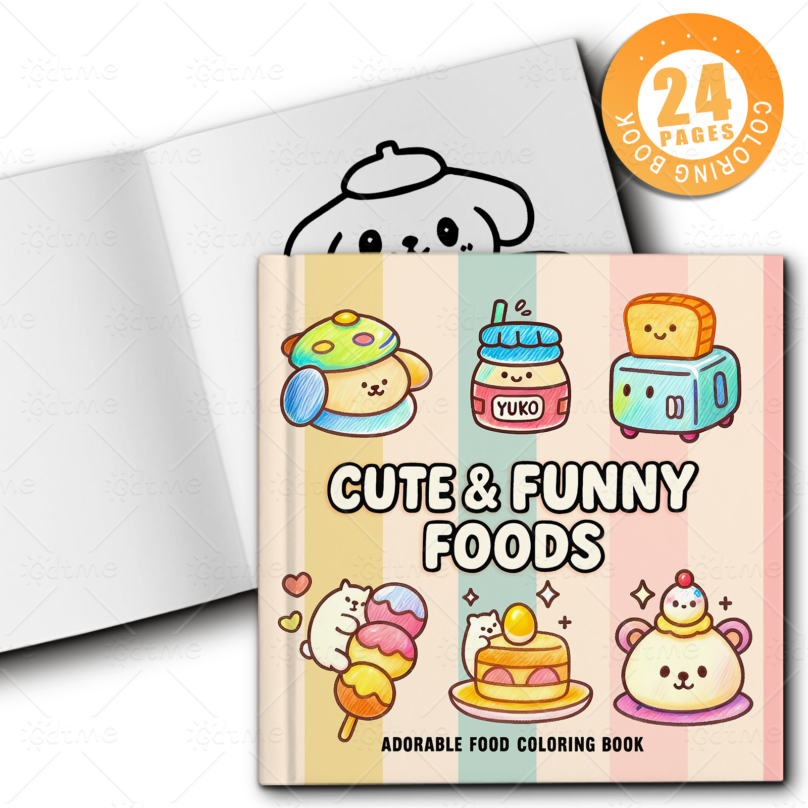 CUTE & FUNNY FOODS Bold-easy P - Food Y Snacks Coloring Book review and price