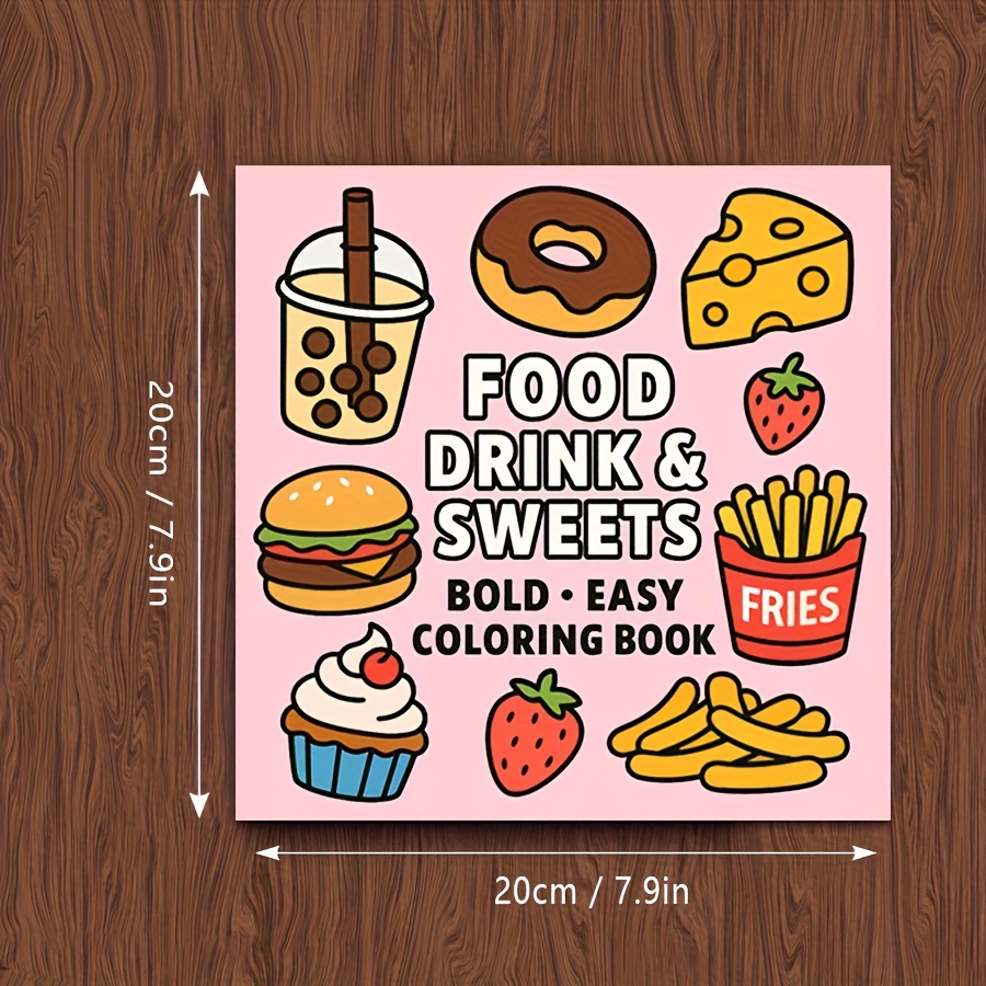 Original Upgraded Version, 24  - Food Y Snacks Coloring Book review and price