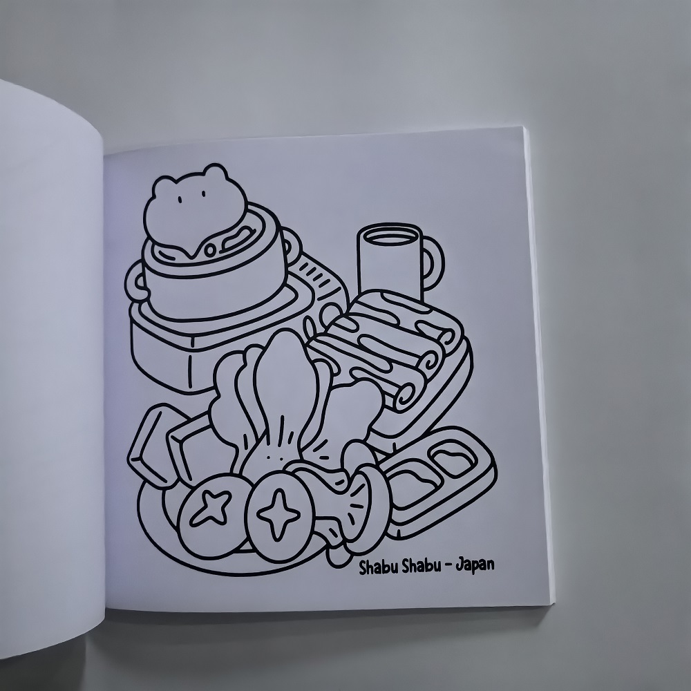 Asian Food Easy-bold Coloring  - Food Y Snacks Coloring Book review and price