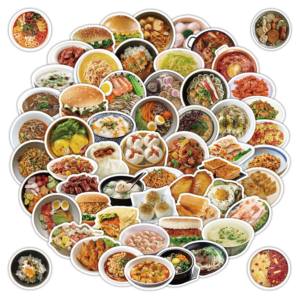 60Pcs Trendy Delicious Realist - Yummy Food Snacks review and price