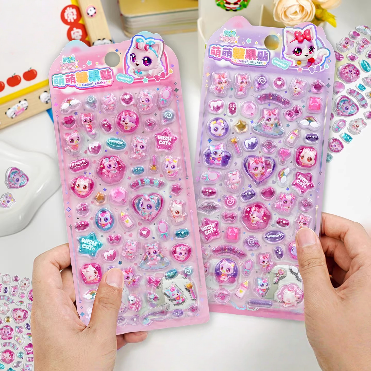 Kawaii 3D Puffy Relief Sticker - Candy Sour Strip review and price