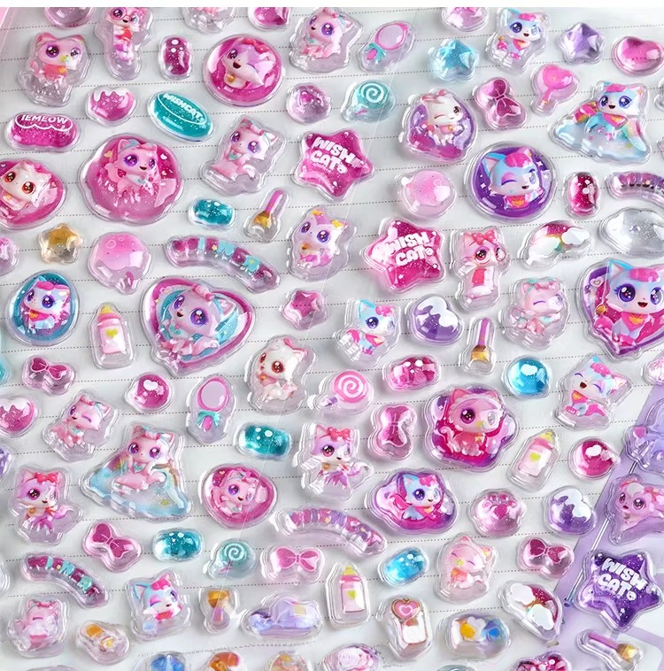 Kawaii 3D Puffy Relief Sticker - Candy Sour Strip review and price