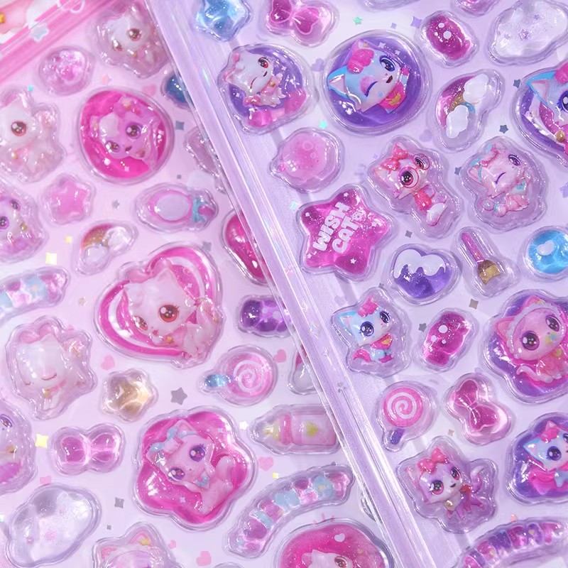 Kawaii 3D Puffy Relief Sticker - Candy Sour Strip review and price