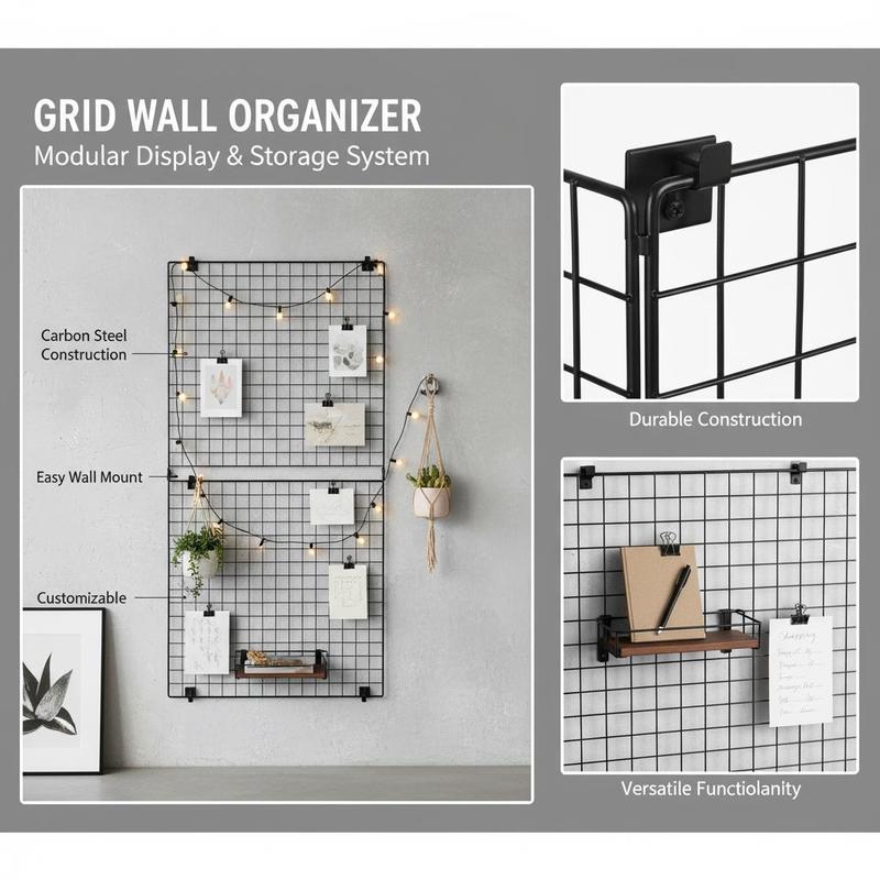 3 Packs Grid Wall Panels, 2 x  - Foods X review and price