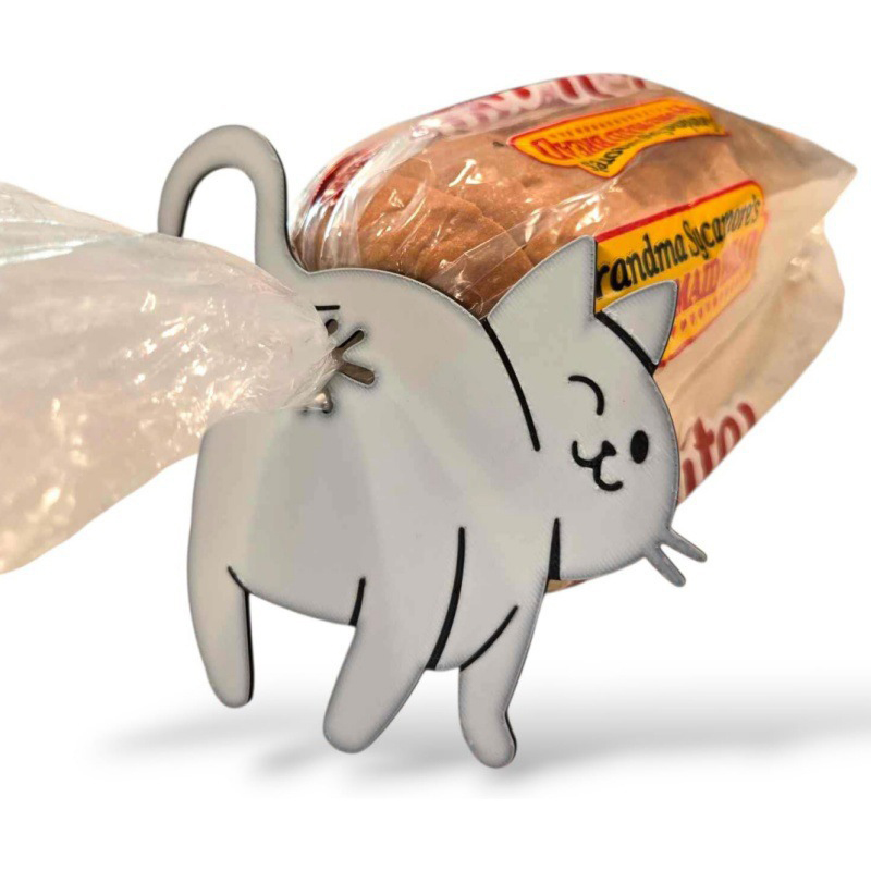 2pcs 3D Cat Butt Bread Bag Cli - Food Lovers Snacks review and price