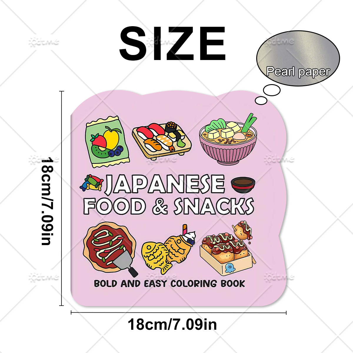 JAPANESE FOOD & SNACKS Irregul - Food Y Snacks Coloring Book review and price